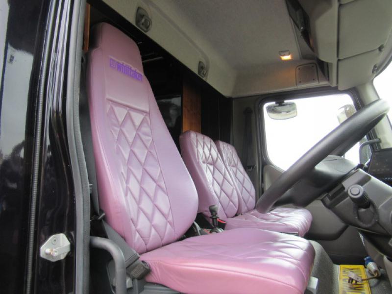 22-268-Beautiful 14 Ton 2013 DAF LF Automatic Coach built by Whittaker coach builders. Stalled for 3/4. Smart luxurious living with large slide out. Sleeping for 6. Huge specification throughout.Only 29,018 Miles from new! LIKE NEW!